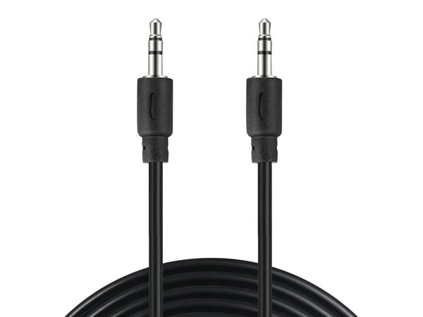 Sandberg - Lydkabel - mini-phone stereo 3.5 mm hann til mini-phone stereo 3.5 mm hann - 2 m - svart