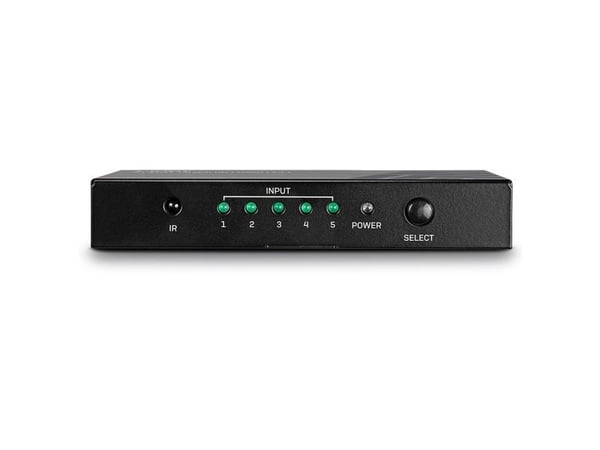Lindy 38233, HDMI, Metall, Svart, 18 Gbit/s, RF, 4K Ultra HD
