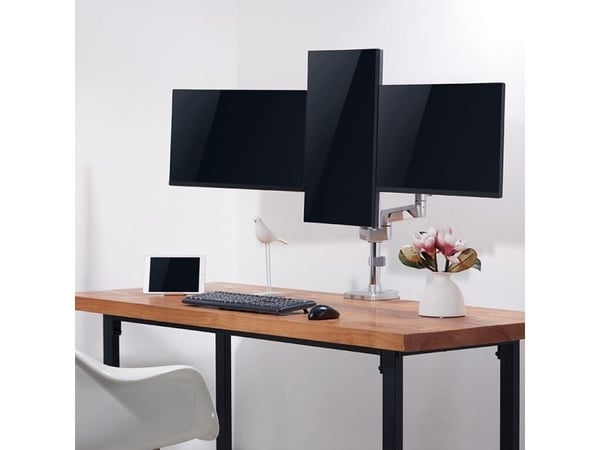 LogiLink BP0090, Klemmer, 7 kg, 43,2 cm (17"), 68,6 cm (27"), 100 x 100 mm, Sølv