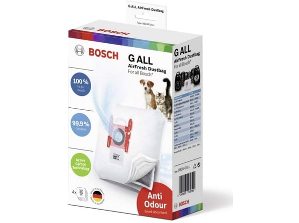 Bosch BBZAFGALL AirFresh - Pose - for støvsuger (en pakke 4)