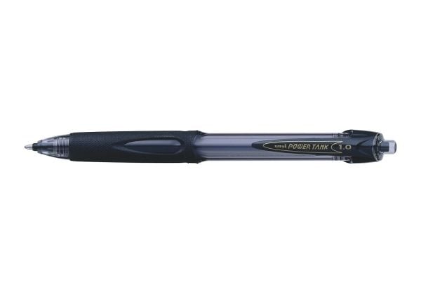 Uni-Ball Power Tank SN-220, Klips, Uttrykkbar kulepenn med hengefeste, Sort, 1 stykker