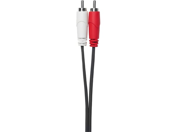 VivoLink - Lydkabel - RCA x 2 hann til mini-phone stereo 3.5 mm hunn - 20 cm - dobbeltisolert