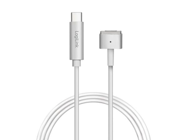 LogiLink PA0226, 1,8 m, USB C, MagSafe 2, Sølv