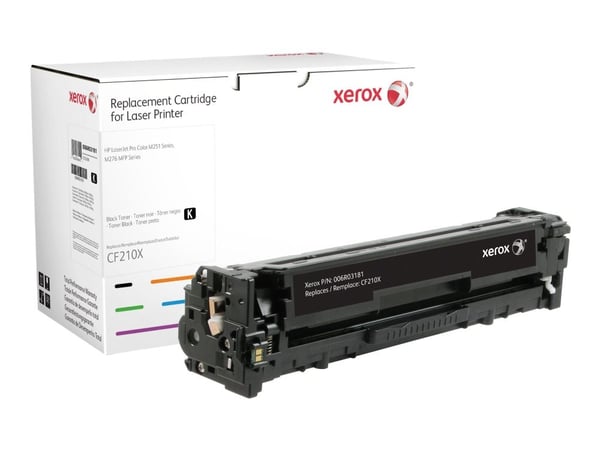 Xerox Värikasetti, musta. Vastaa tuotetta HP CF210X. Yhteensopiva avec HP LaserJet Pro 200 M251, LaserJet Pro 200 MFP M276-tulostimen kanssa, 2400 ...