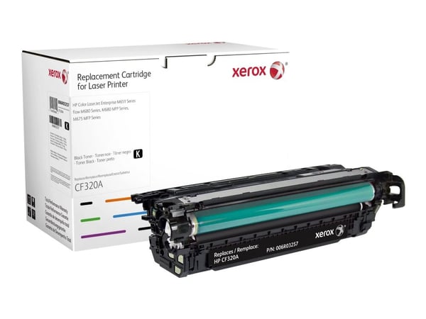 Xerox Värikasetti, musta. Vastaa tuotetta HP CF320A. Yhteensopiva avec HP Colour LaserJet M651, Colour LaserJet M680-tulostimen kanssa, 11500 sivua...