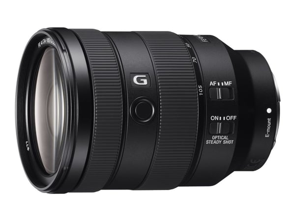 Sony FE 24-105mm F4 G OSS, Vakiozoom-objektiivi, 14/17, 24 - 105 mm, Sony E