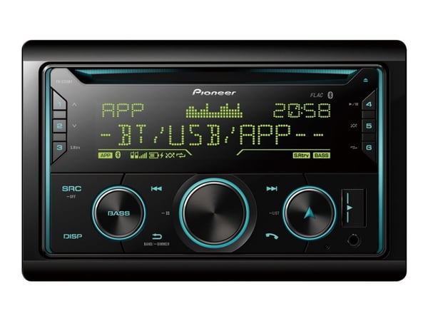 Pioneer FH-S720BT - Vogn - CD-mottaker - i instrumentbordet - Double-DIN - 50 watt x 4