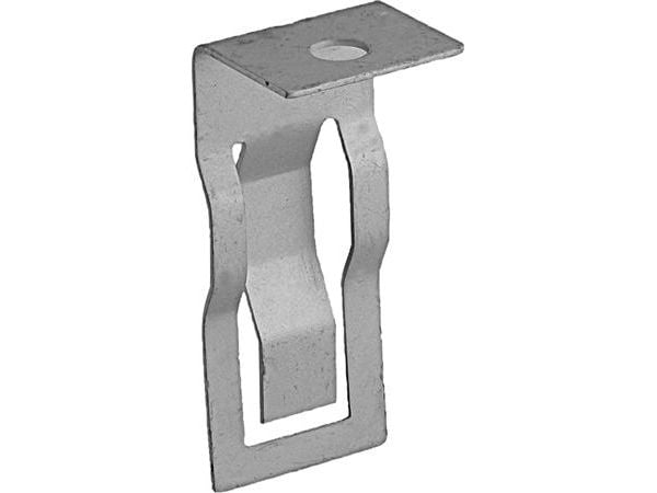 WALRAVEN Clips for montering på T-skinneVertikal, med 6,5 mm hullDeltatone 9000-behandlet stål - (100 stk)