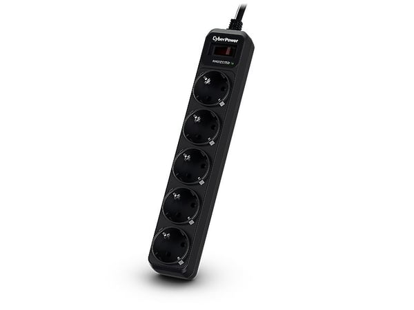 CyberPower Essential B0520SC0-DE - Overspenningsavleder - AC 200 - 250 V - utgangskontakter: 5