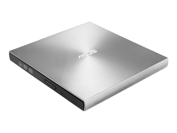 ASUS ZenDrive U9M SDRW-08U9M-U - Platestasjon - DVD±RW (±R DL) - 8x/8x - USB 2.0 - ekstern - sølv - for 15; ROG Strix G15; ROG Zephyrus Duo 15; ROG...