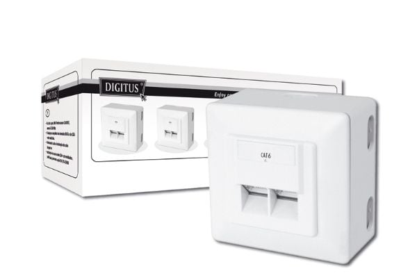 Digitus DN-9006/B5-N, RJ-45, Valkoinen, Kiina