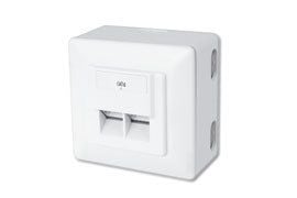 Digitus DN-9006/B5-N, RJ-45, Valkoinen, Kiina