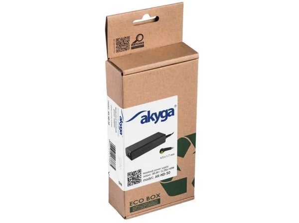Akyga Dedicated Series AK-ND-50 - Strømadapter - AC 100-250 V - 45 watt - svart