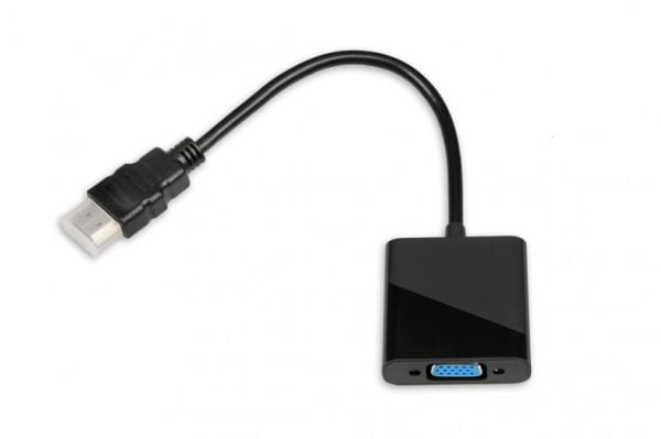 iBOX - Video adapter - HDMI hann til HD-15 (VGA) hunn - 1080p-støtte