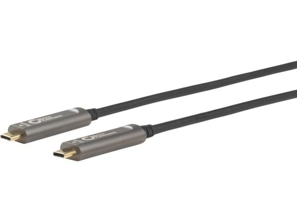 MicroConnect Premium - USB-kaapeli - USB-C (han) til USB-C (han) - USB 3.2 Gen 1 - 20 m - Aktiivinen optinen kaapeli (AOC), 4K60 Hz-tuki - lajittel...