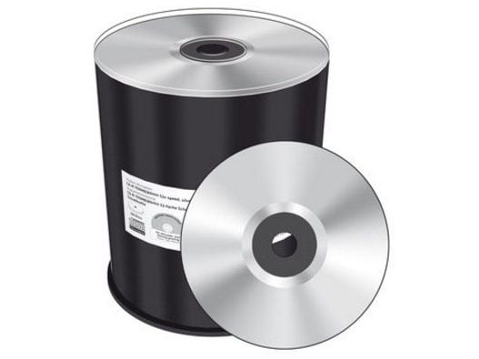 MediaRange Professional Line - 100 x CD-R - 700 MB (80 min) 52x - sølv, svart, skinnende - murstein