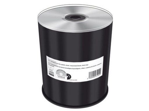 MediaRange Professional Line - 100 x CD-R - 700 MB (80 min) 52x - sølv, svart, skinnende - murstein