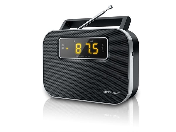 Muse M-081 R, Bærbar, Digitalt, FM, MW, LED, 1,52 cm (0.6"), Oransje