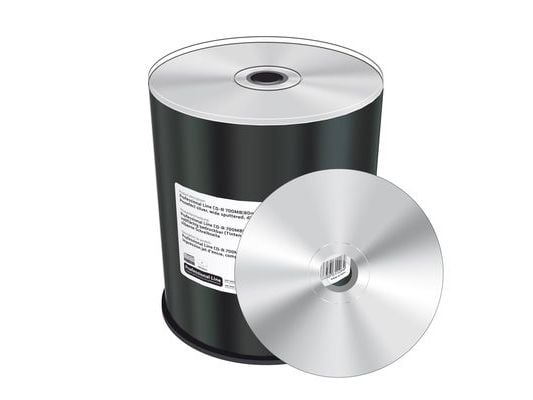 MediaRange Professional Line - 100 x CD-R - 700 MB (80 min) 52x - sølv - blekkstråleskrivbar overflate - spindel