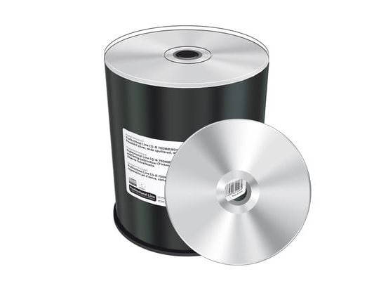 MediaRange Professional Line - 100 x CD-R - 700 MB (80 min) 52x - sølv - blekkstråleskrivbar overflate - spindel