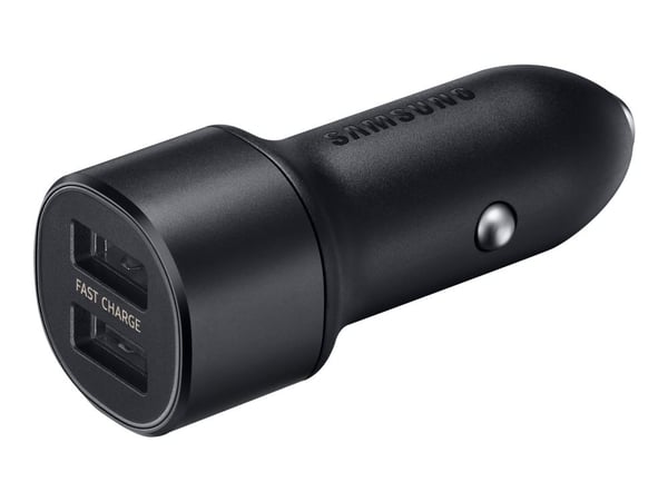 Samsung EP-L1100 - Bilstrømadapter - 2 A - AFC - 2 utgangskontakter (USB) - svart