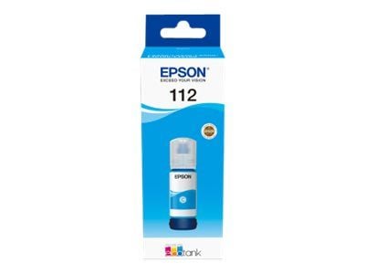 Epson EcoTank 112 - 70 ml - cyan - original - blekkpåfylling - for EcoTank L11160, L15150, L15160, L6460, L6490, L6550, L6570, L6580; EcoTank Pro L...