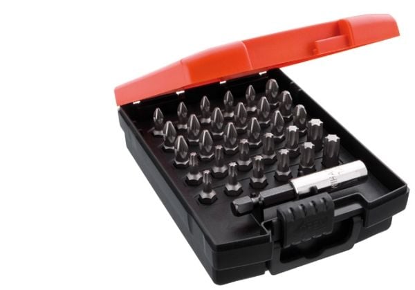 Wiha 36310, 31 stykker, Pozidriv, Torx, PZ 1, PZ 2, PZ 3, T10, T15, T20, T25, T30, T40, 274 g, 25,4 / 4 mm (1 / 4")