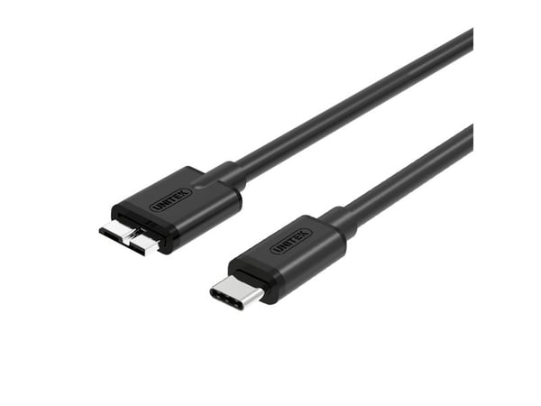 Unitek Y-C475BK - USB-kabel - USB-C (hann) til Micro-USB Type B (hann) - USB 3.1 Gen 1 - 1 m - svart