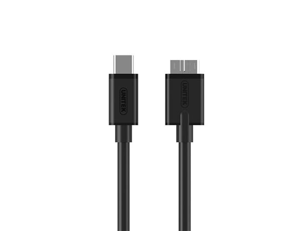Unitek Y-C475BK - USB-kabel - USB-C (hann) til Micro-USB Type B (hann) - USB 3.1 Gen 1 - 1 m - svart