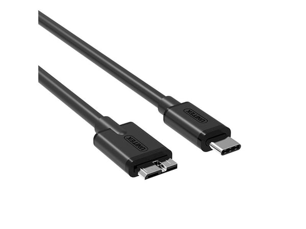 Unitek Y-C475BK - USB-kabel - USB-C (hann) til Micro-USB Type B (hann) - USB 3.1 Gen 1 - 1 m - svart