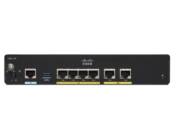 Cisco Integrated Services Router 927 - Router - kabel-mdm 4-ports-switch - 1GbE - WAN-portar: 2
