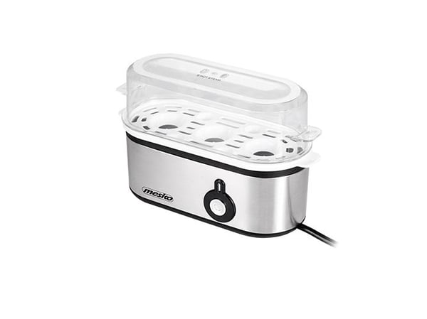 Mesko MS 4485 munakeitin 3 munaa 210 W Musta, hopea, läpinäkyvä