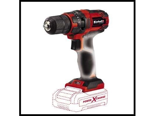 Einhell TC-CD 18/35 Li - Solo, Boremaskin med pistolgrep, Sort, Rød, 1 cm, 550 RPM, 1 RPM, 35 Nm - SOLO