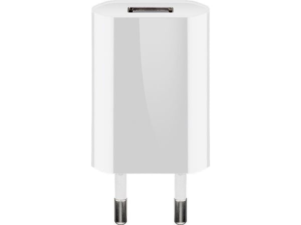 Goobay 44978, Sisätila, AC, 5 V, 1 m, Valkoinen