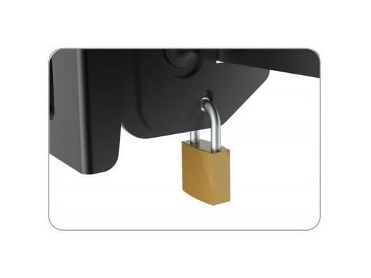 TECHly - Brakett - for videovegg - svart - skjermstørrelse: 45"-70" - veggmonterbar