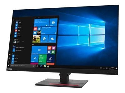Lenovo ThinkVision T27q-20 - LED-skjerm - 27" - 2560 x 1440 QHD @ 60 Hz - IPS - 350 cd/m² - 1000:1 - 4 ms - HDMI, DisplayPort - ravnsort - for Thin...
