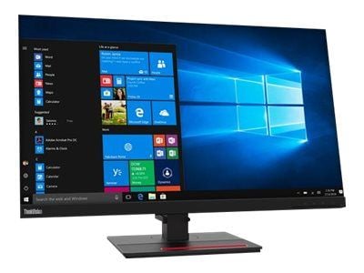 Lenovo ThinkVision T27q-20 - LED-skjerm - 27" - 2560 x 1440 QHD @ 60 Hz - IPS - 350 cd/m² - 1000:1 - 4 ms - HDMI, DisplayPort - ravnsort - for Thin...