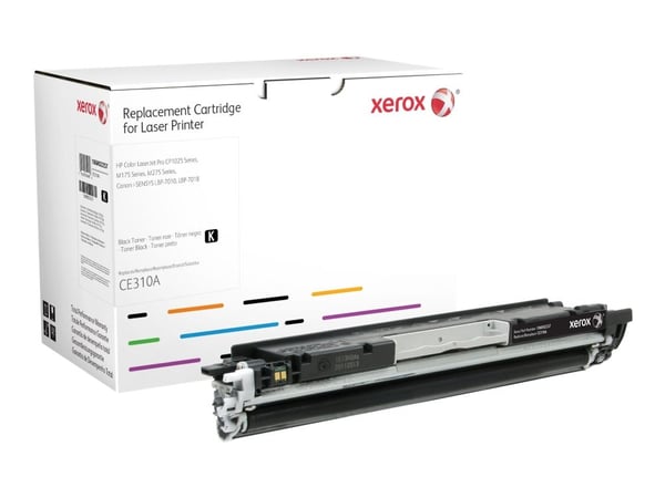 Everyday™ Mustavalko Remanufactured Toner by compatible with HP 126A (CE310A), Standard capacity, 1200 sivua, musta, 1 kpl