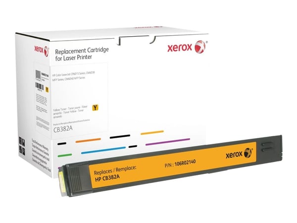 Xerox Värikasetti, keltainen. Vastaa tuotetta HP CB382A. Yhteensopiva avec HP Colour LaserJet CM6030 MFP, Colour LaserJet CP6015-tulostimen kanssa,...