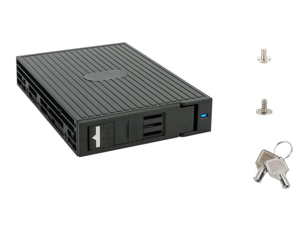 FANTEC MR-25 - Bevegelig lagerrack - 2.5" - SATA 6Gb/s / SAS 6Gb/s - svart