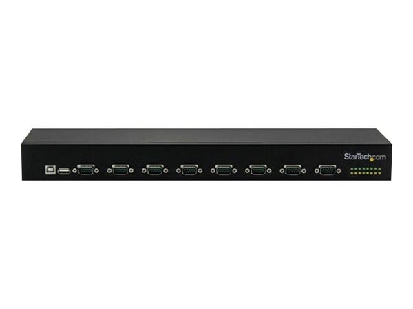Startech USB to Serial Hub - 8 Port - COM Port Retention - Rack Mount and Daisy Chainable - FTDI USB to RS232 Hub (ICUSB23208FD) - Seriell adapter ...