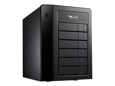 Promise Pegasus32 R6 - Hårddiskarray - 24 TB - 6 fack (SATA-600) - HDD 4 TB x 6 - Thunderbolt 3, USB 3.2 Gen 2 (extern)