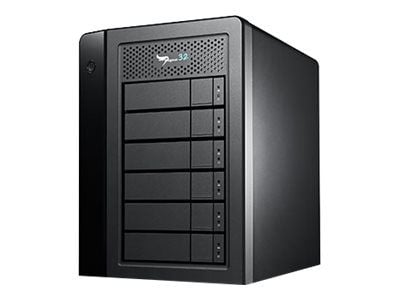 Promise Pegasus32 R6 - Hårddiskarray - 24 TB - 6 fack (SATA-600) - HDD 4 TB x 6 - Thunderbolt 3, USB 3.2 Gen 2 (extern)