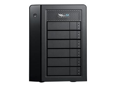 Promise Pegasus32 R6 - Hårddiskarray - 24 TB - 6 fack (SATA-600) - HDD 4 TB x 6 - Thunderbolt 3, USB 3.2 Gen 2 (extern)