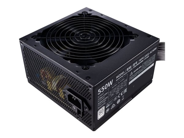 Cooler Master MWE White V2 550 - Nätaggregat (intern) - ATX12V 2.52/ EPS12V - 80 PLUS - AC 230 V - 550 Watt - aktive PFC - Europa