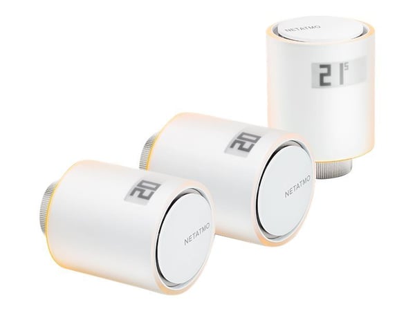 Netatmo Smart Radiator Valves - Radiatortermostat - trådløs - 868 MHz (en pakke 3)