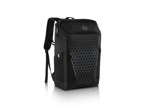 Dell Gaming Backpack 17 - Notebookryggsekk - 17" - svart med regnbue-reflektiv frontpanel