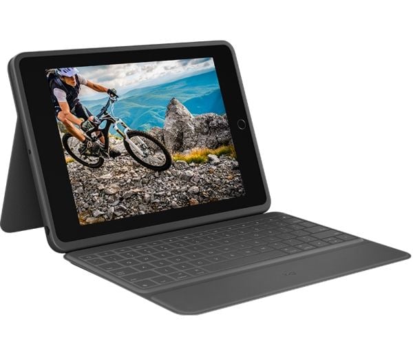 Logitech Rugged Folio, QWERTY, Englanti (UK), 1,8 cm, 1,2 mm, Apple, iPad (7th Gen)