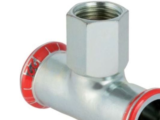 Geberit 21326, Slangekontakt, 3/4", Karbon, Stål