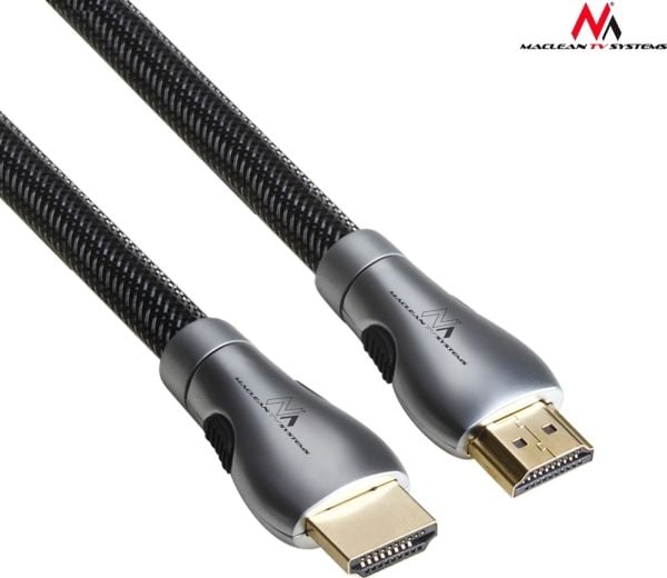 Maclean MCTV-705, 3 m, HDMI Typ A (standard), HDMI Typ A (standard), 3D kompatibilitet, Svart